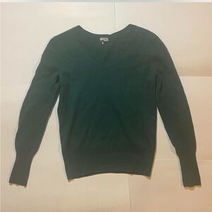 Halogen green cashmere sweater size small